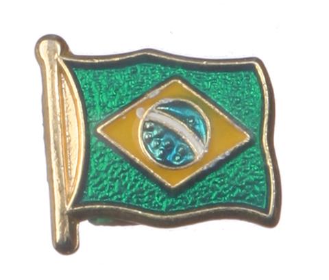 Aline Brindes - PIN BRASIL TREMULANDO PEQUENO PERSONALIZADO
